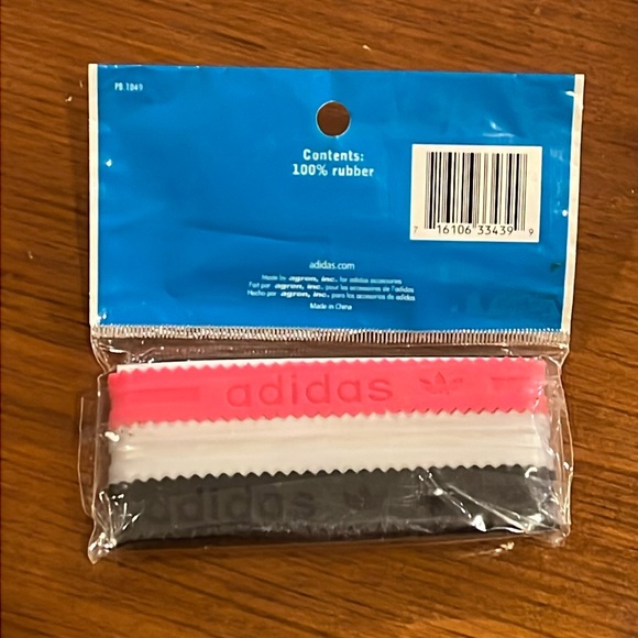 Adidas Baller ID Bands Be True Be Real Wristbands 3 Stripe vintage new Adult - Picture 2 of 4